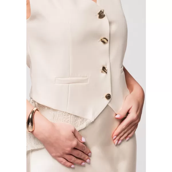  Dámská vesta LARICA OW-VE-E0002 BEIGE 