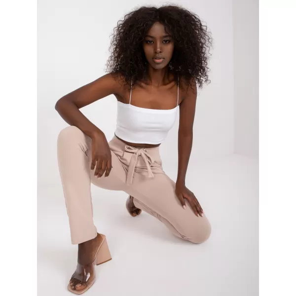  Dámské tepláky RUE PARIS RV-DR-7459.01X BEIGE 