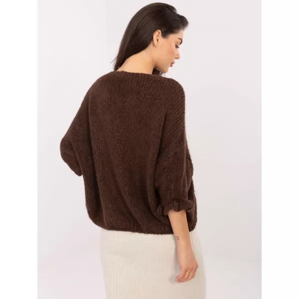  Dámský svetr ITALY MODA MI-SW-2911.91 BROWN 