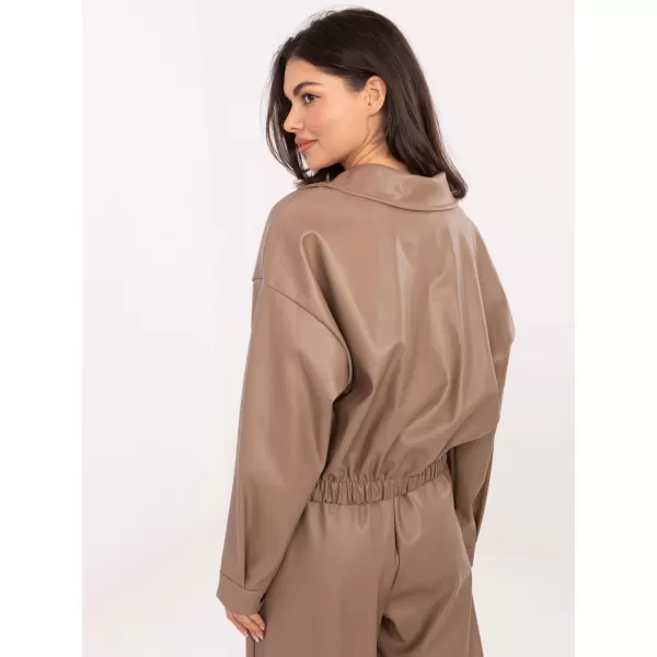  Dámská bunda RUE PARIS IT-KR-FL9707.34 DARK BEIGE 