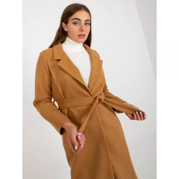  Dámský kabát OCH BELLA TW-PL-BI-5312.32 CAMEL 