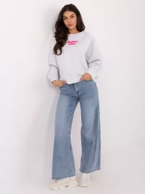 Dámská mikina FACTORY PRICE MJ-BL-H2525.66 LIGHT GREY