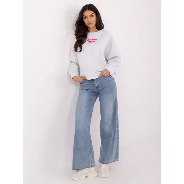  Dámská mikina FACTORY PRICE MJ-BL-H2525.66 LIGHT GREY 