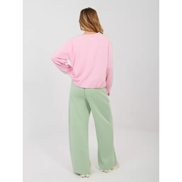  Dámská tepláková souprava RUE PARIS IT-KMPL-22227.85 PISTACHIO 