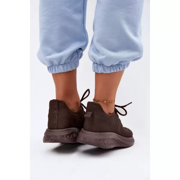  Dámské tenisky BIG STAR SHOES UU274055 BROWN/BEIGE 
