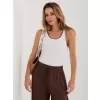 Dámský top RUE PARIS RV-TP-A1344.08P WHITE