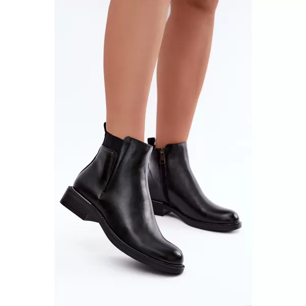  Dámské kotníkové boty VINCEZA 58690 BLACK 