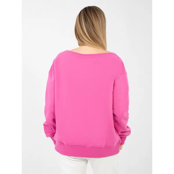  Dámská mikina FACTORY PRICE NS-BL-NS2567.03 DARK PINK 