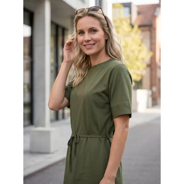  Dámské šaty MALFINI MUSE 816 MILITARY 