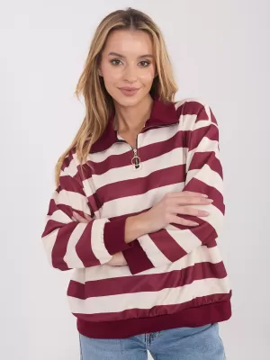 Dámská halenka ITALY MODA IT-BZ-9981.06 BURGUNDY