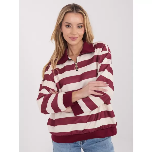  Dámská halenka ITALY MODA IT-BZ-9981.06 BURGUNDY 