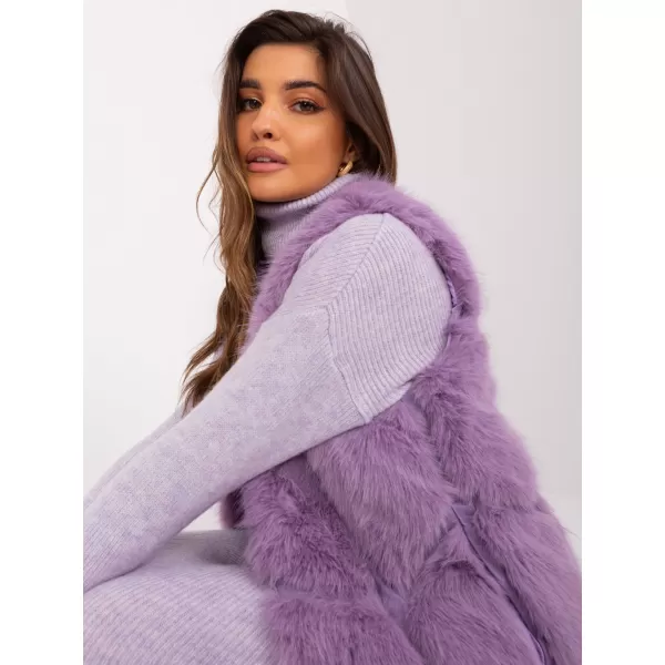  Dámská vesta WOOL FASHION ITALIA AT-KZ-2375.00P BRIGHT PURPLE 