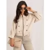 Dámská bunda ITALY MODA MI-KR-3546.65 LIGHT BEIGE