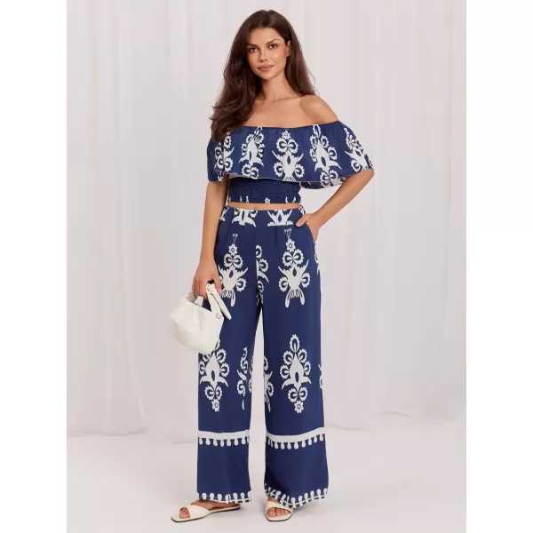  Dámský komplet ITALY MODA MO-KMPL-126175.85 NAVY 