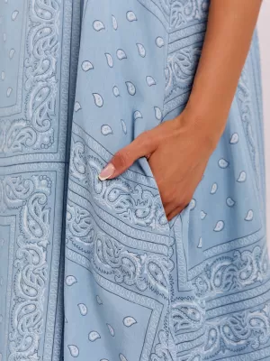 Dámské šaty ITALY MODA IT-SK-FL9222QYTS.94 LIGHT BLUE