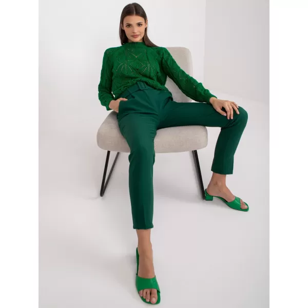  Dámské kalhoty ITALY MODA DHJ-SP-12787.21X DARK GREEN 