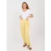 Dámské kalhoty ITALY MODA MI-SP-P6845.68 BRIGHT YELLOW