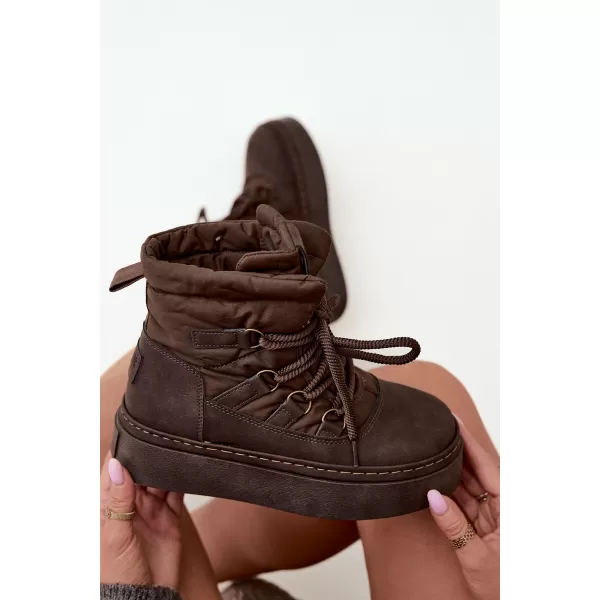  Dámské boty BIG STAR SHOES UU274191 BROWN/BEIGE 