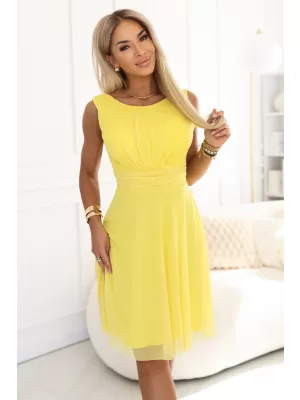 Dámské šaty NUMOCO 676-3 CITRONOVÁ