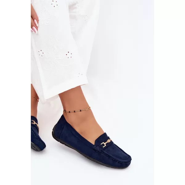  Dámské mokasíny BOTO FT247 NAVY BLUE 