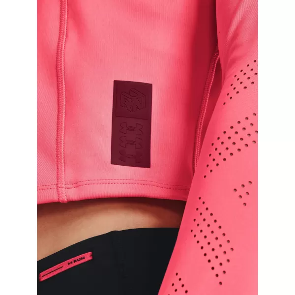  Dámské triko UNDER ARMOUR UA RUN ANYWHERE LASER LS 1365641-819 RŮŽOVÁ 