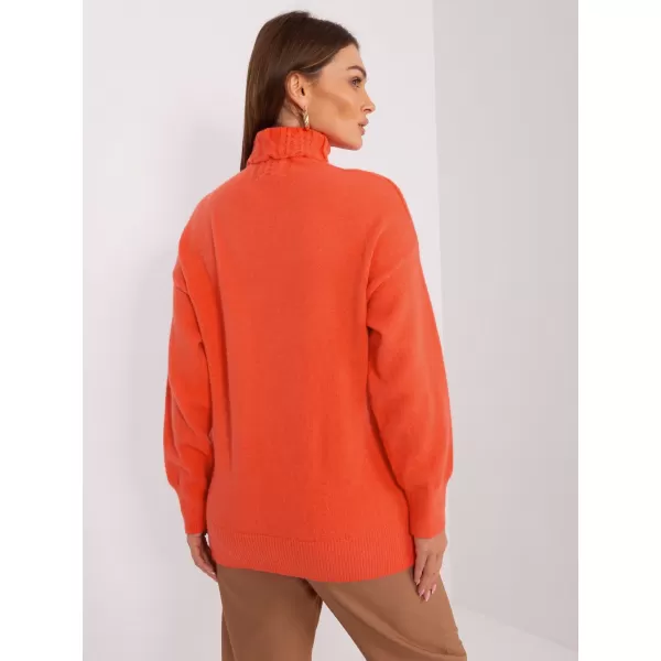  Dámský svetr WOOL FASHION ITALIA AT-SW-23401.97P ORANGE 