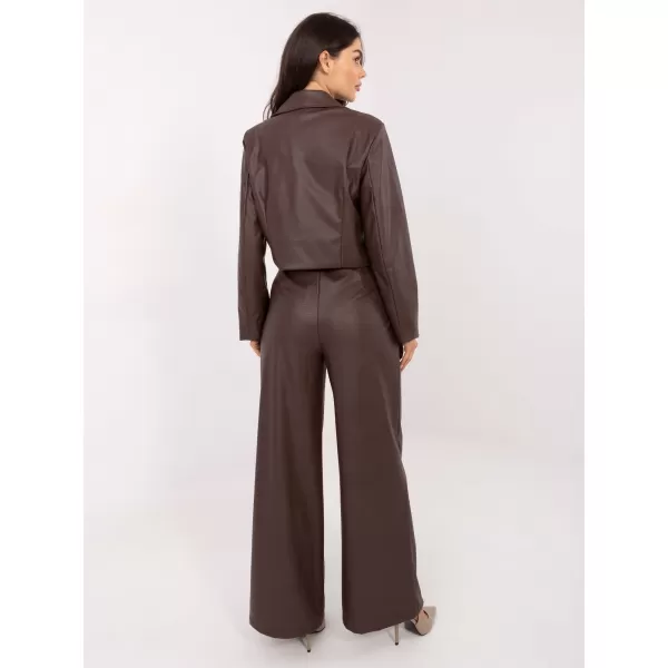  Dámské kalhoty RUE PARIS IT-SP-FL9020.02P BROWN 