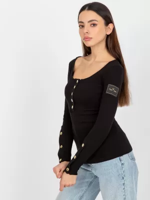 Dámská halenka OCH BELLA TW-BZ-OB-048.08 NOIRE