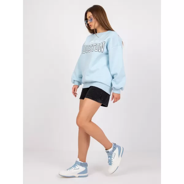  Dámská mikina EX MODA EM-BL-617-H.21X LIGHT BLUE 