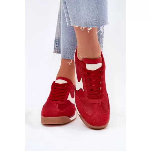  Dámské tenisky BOTO 25SP30-9099 RED/BEIGE 