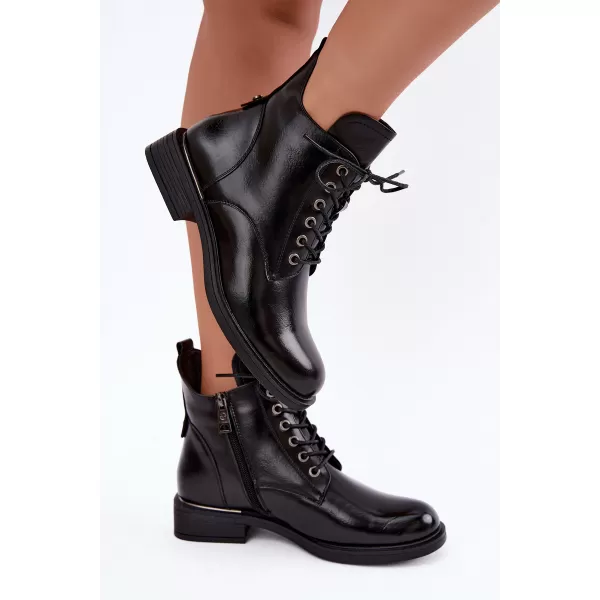  Dámské kotníkové boty VINCEZA 58677 BLACK 