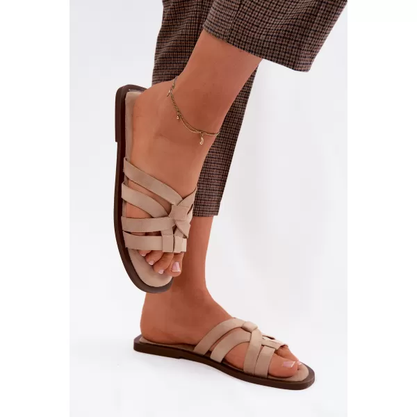  Dámské pantofle BOTO 9826 BEIGE 