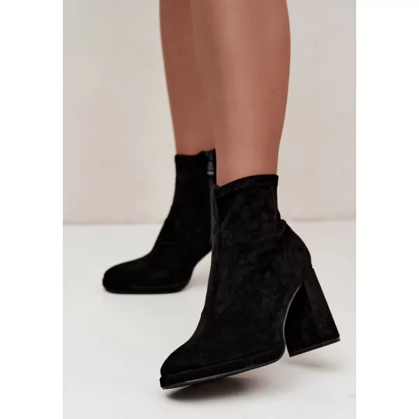  Dámské kotníkové boty BOTO NN636 BLACK 