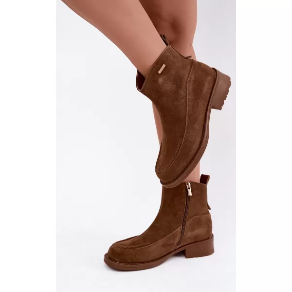 Dámské boty BIG STAR SHOES UU274601 BROWN/BEIGE SHADOWS 