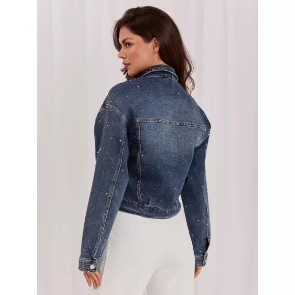 Dámská bunda ITALY MODA IR-KR-G01.15 DARK BLUE 