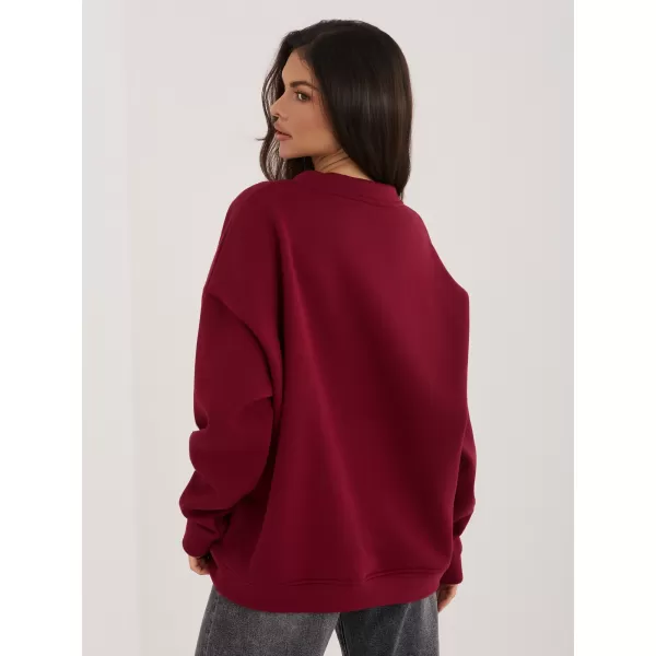  Dámská mikina RUE PARIS RV-BL-A1080.47 BURGUNDY 