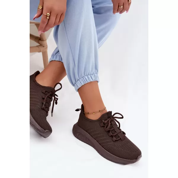  Dámské tenisky BIG STAR SHOES UU274055 BROWN/BEIGE 