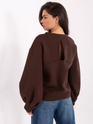Dámská mikina FACTORY PRICE IT-BL-H2349.65 DARK BROWN