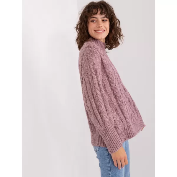  Dámský svetr WOOL FASHION ITALIA AT-SW-2363-2.30 VIOLET 