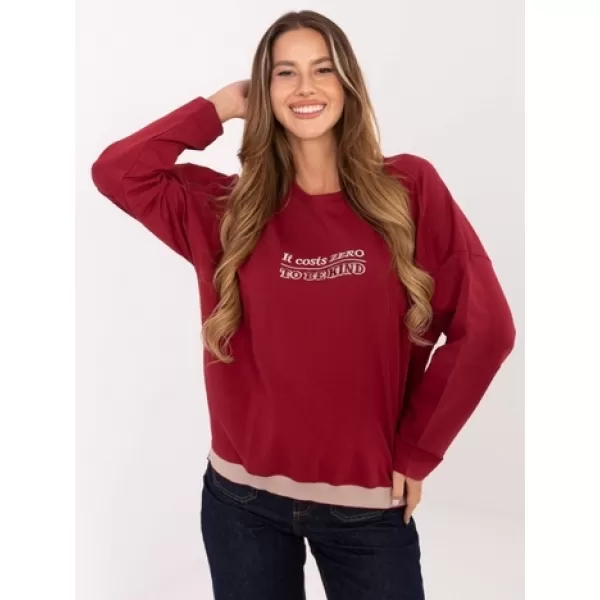  Dámská halenka RELEVANCE RV-BZ-A907.08P BURGUNDY 