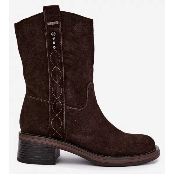  Dámské boty BIG STAR SHOES UU274607 CHOCOLATE 