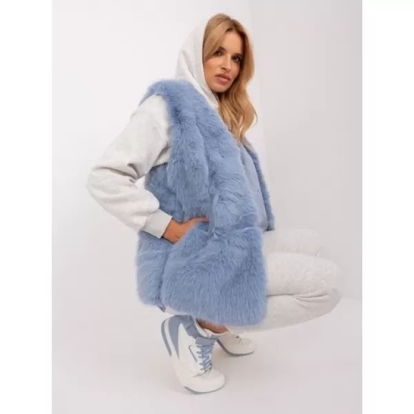 Dámská vesta WOOL FASHION ITALIA AT-KZ-2368.00P BLUE 