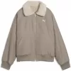 Dámská bunda PUMA REVERSIBLE BLOUSON HIGH LOFT LINING JACK 69456681 MOUSE GRAY