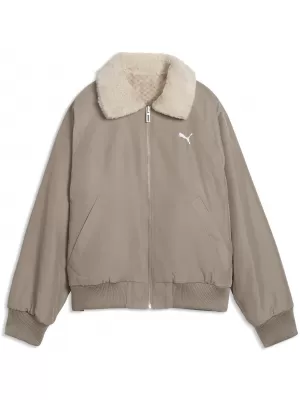 Dámská bunda PUMA REVERSIBLE BLOUSON HIGH LOFT LINING JACK 69456681 MOUSE GRAY