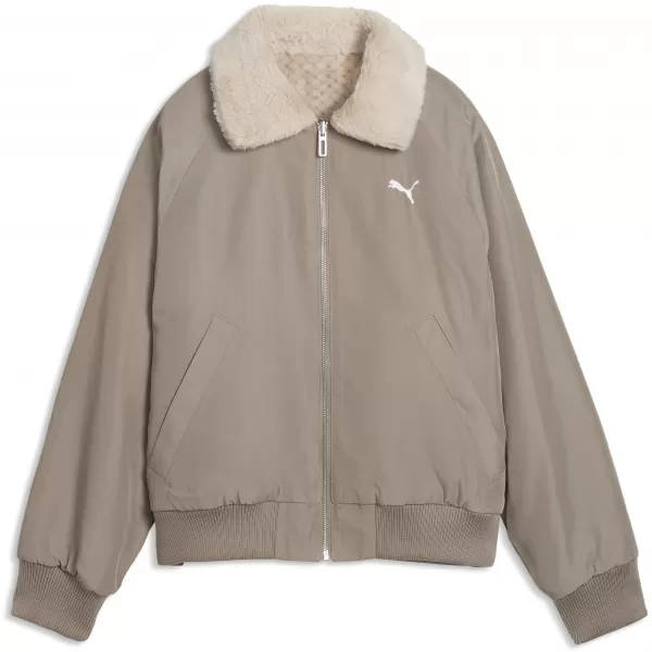  Dámská bunda PUMA REVERSIBLE BLOUSON HIGH LOFT LINING JACK 69456681 MOUSE GRAY 