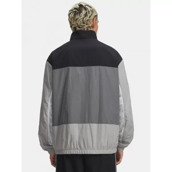  Pánská bunda UNDER ARMOUR ICON WOVEN TRACK FZ 6009436-001 ČERNÁ 