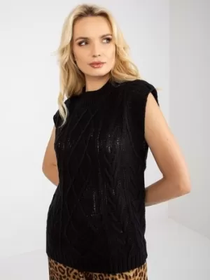 Dámská vesta SUBLEVEL D90027W90785B3 NOIRE