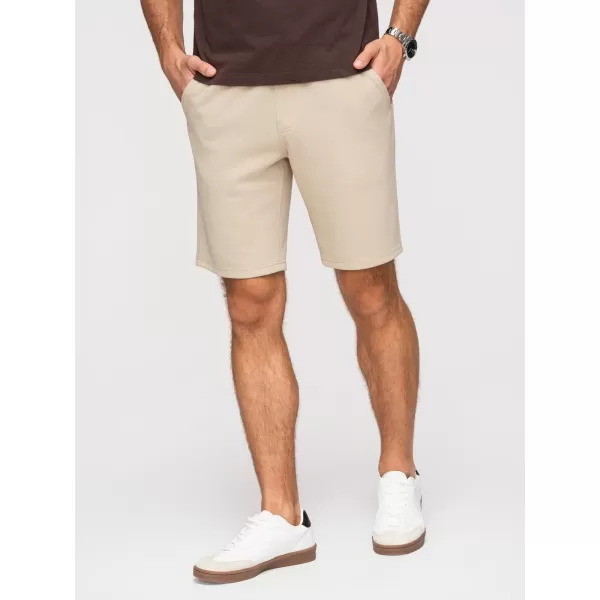  Pánské kraťasy OMBRE OM-SRSK-0124 BEIGE 