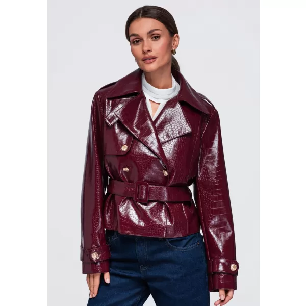  Dámská bunda OMBRE OW-JAFL-0144 BURGUNDY 