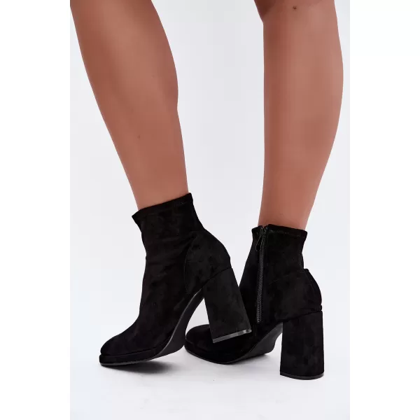  Dámské kotníkové boty BOTO NN636 BLACK 